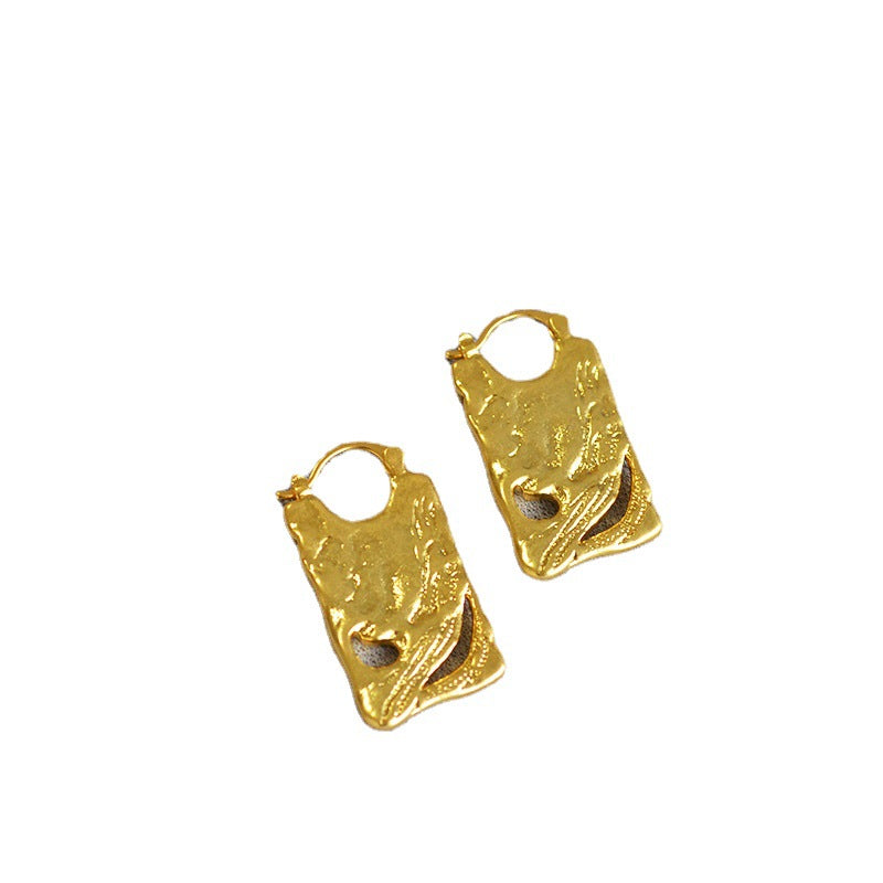 Atemberaubende Gold Ohrring für den Alltag