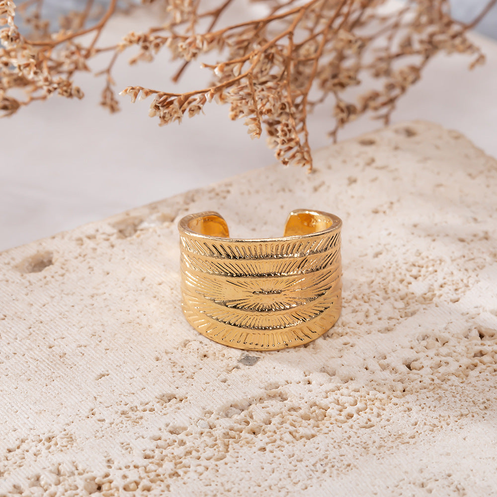 Handgefertigte Vintage Gold Armband