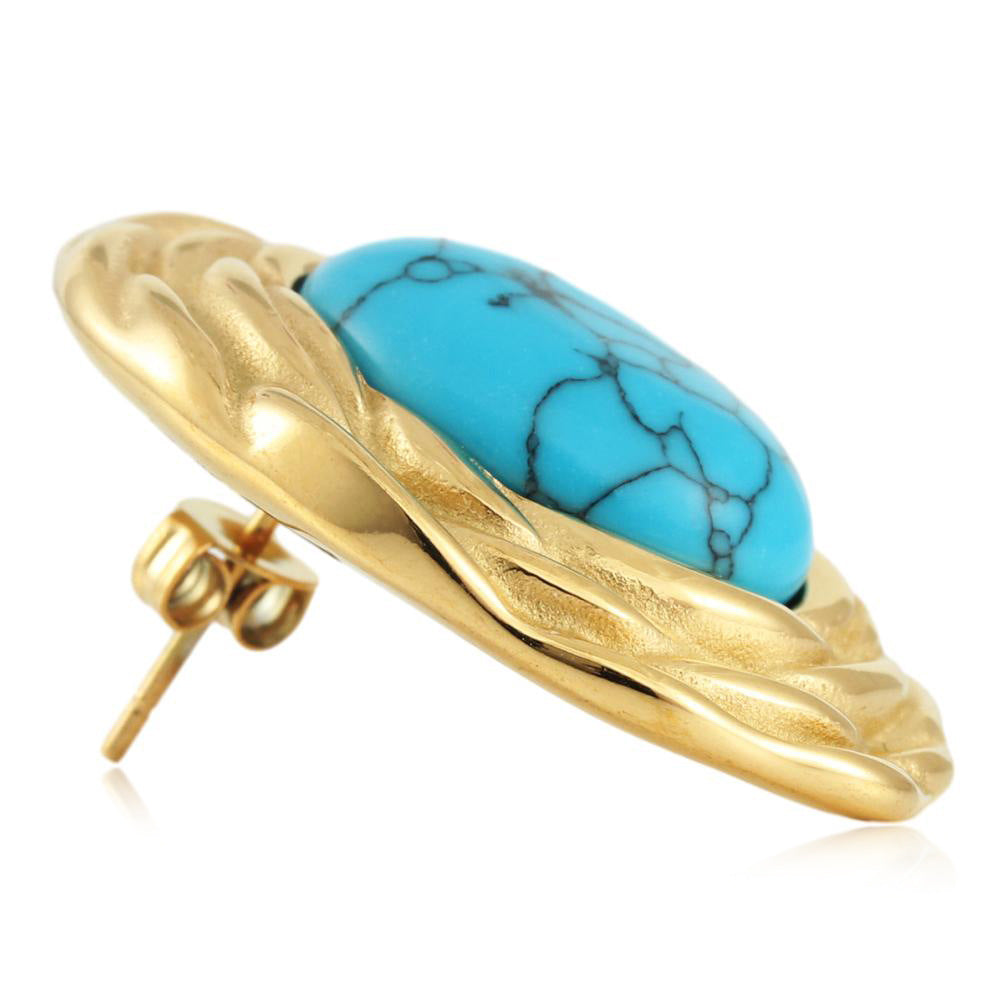 Schöne Gold Ohrring mit einzigartigem Stil