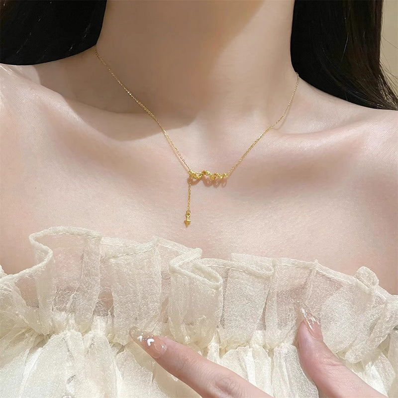 Romantische Gold Halskette für besondere Momente