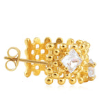 Schöne Gold Ohrring mit einzigartigem Stil