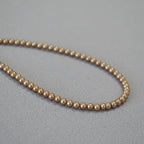 Zarte handwerkliche Perlen Halskette