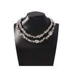 Schöne Silber Halskette mit einzigartigem Stil