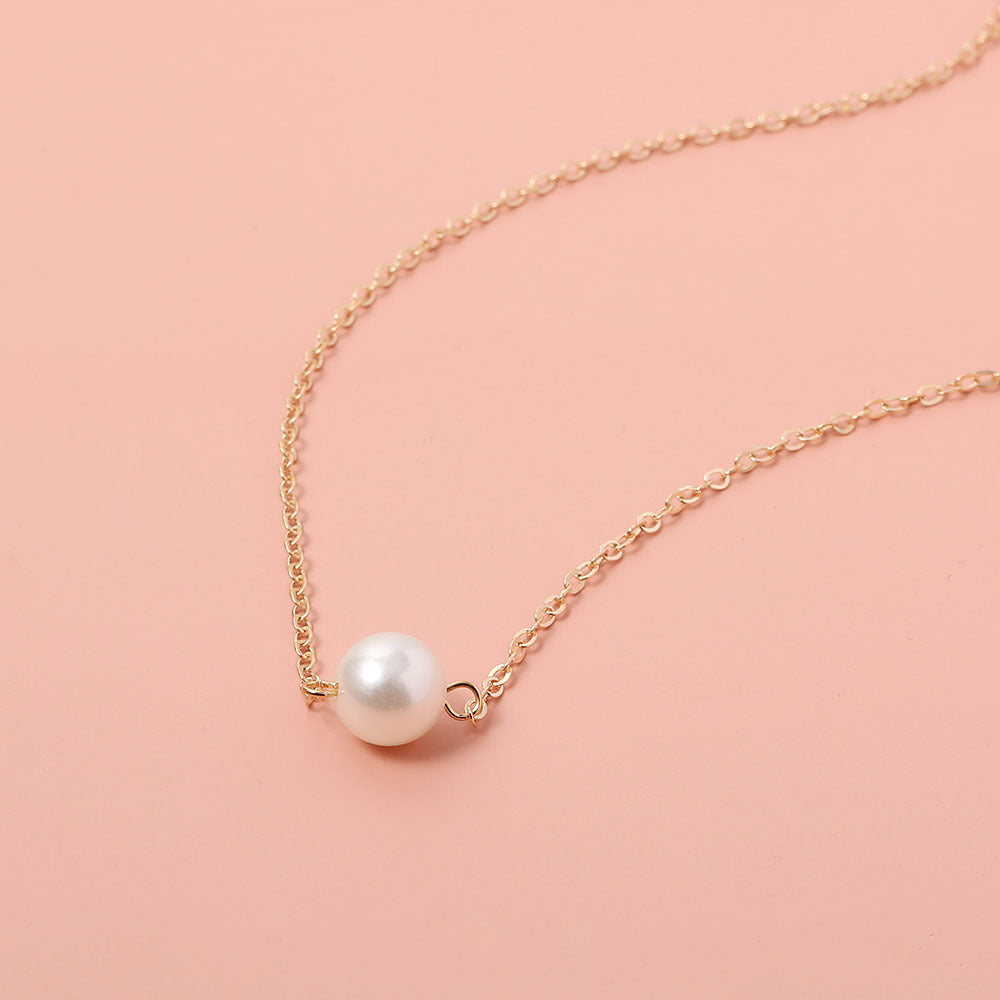 Schöne Perlen Halskette mit einzigartigem Stil