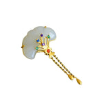 Schöne Silber Halskette mit einzigartigem Stil