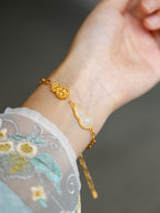 Handgefertigte Vintage Gold Armband