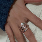 Klassische Silber Ring mit zeitloser Eleganz