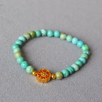 Zarte handwerkliche Gold Armband