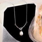 Schöne Perlen Halskette mit einzigartigem Stil