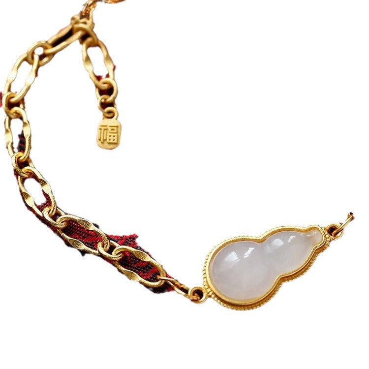 Handgefertigte Vintage Gold Armband