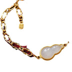 Handgefertigte Vintage Gold Armband