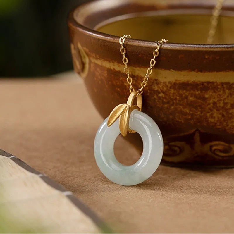 Zarte handwerkliche Silber Halskette