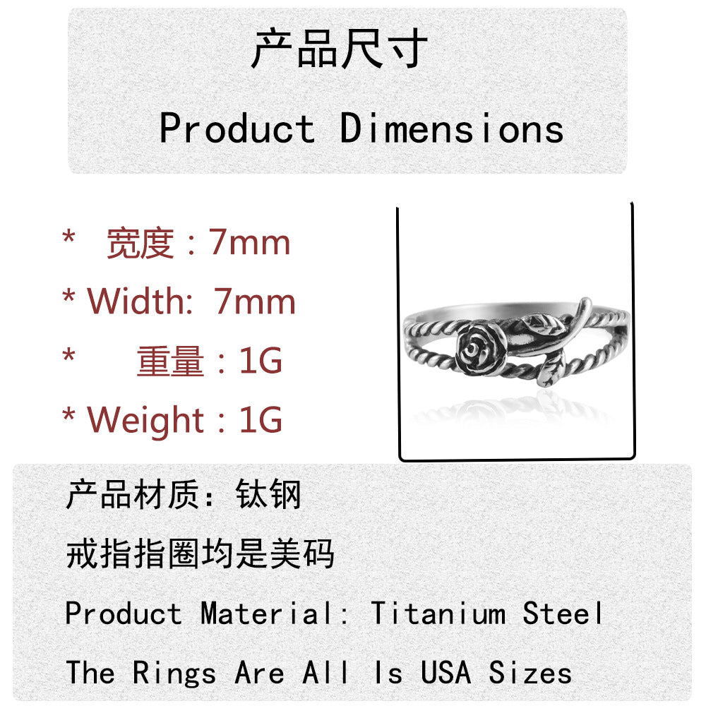 Zarte handwerkliche Ring