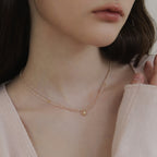 Zarte handwerkliche Halskette