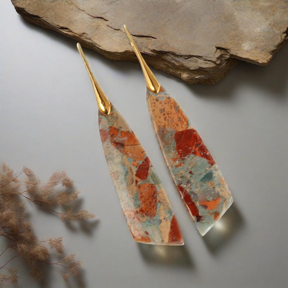 Handgefertigte Vintage Ohrring