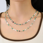 Zarte handwerkliche Halskette