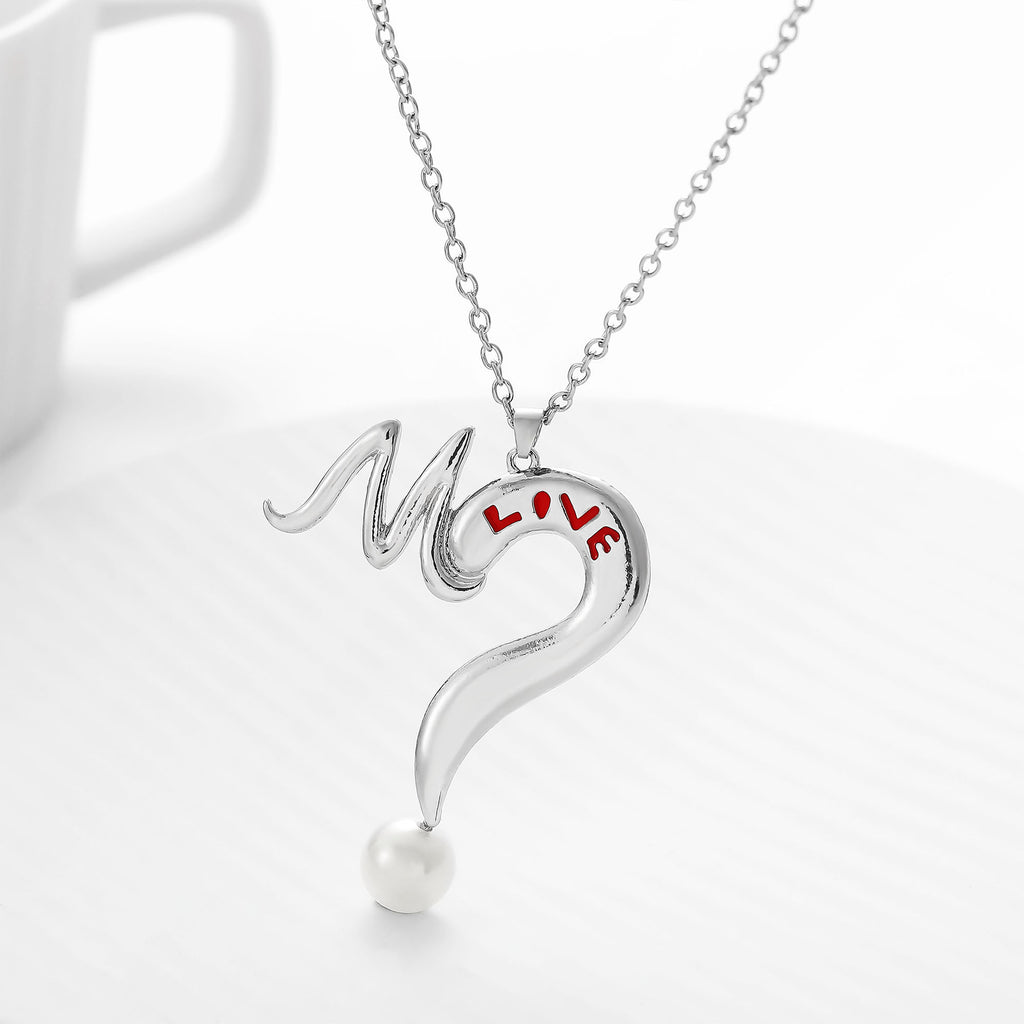 Schöne Perlen Halskette mit einzigartigem Stil