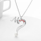 Schöne Perlen Halskette mit einzigartigem Stil