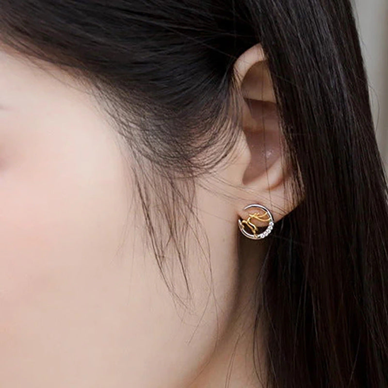 Atemberaubende Ohrring für den Alltag