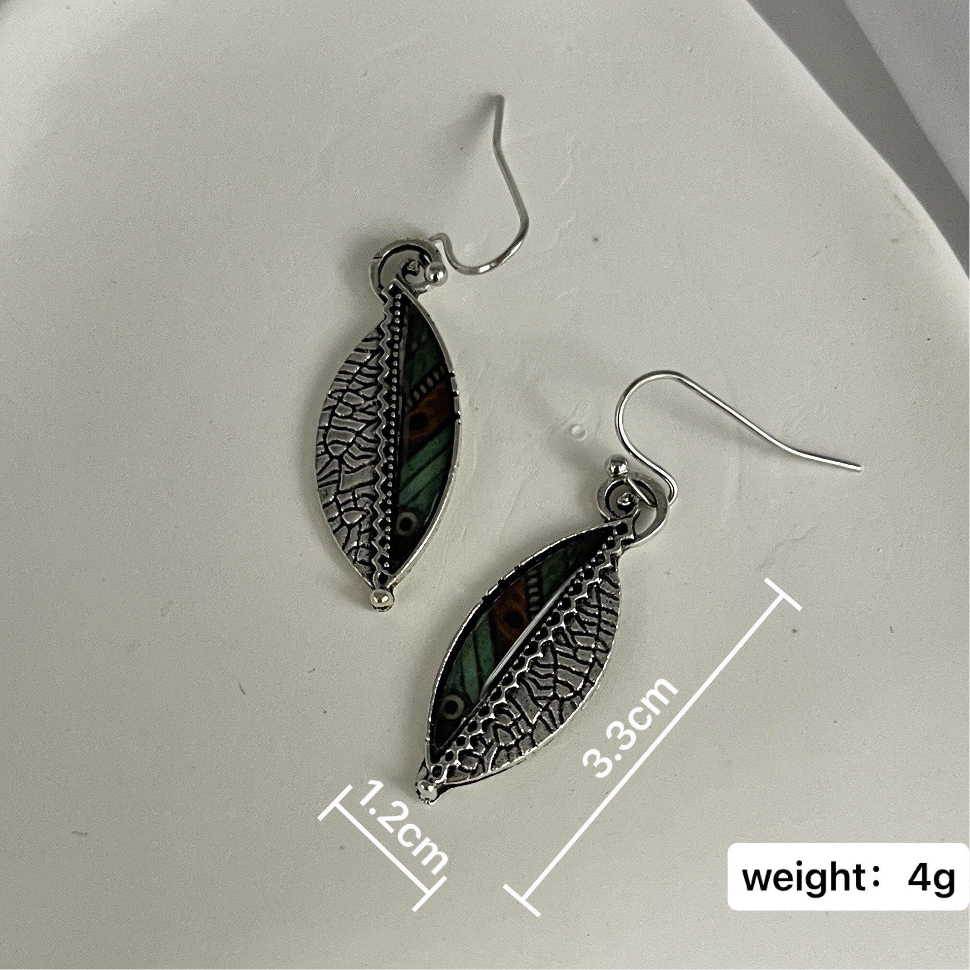 Handgefertigte Vintage Ohrring