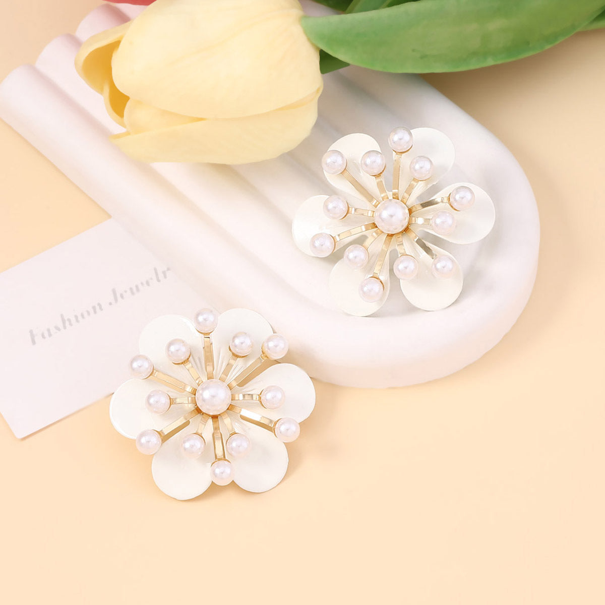 Zarte handwerkliche Perlen Halskette