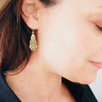 Atemberaubende Gold Ohrring für den Alltag