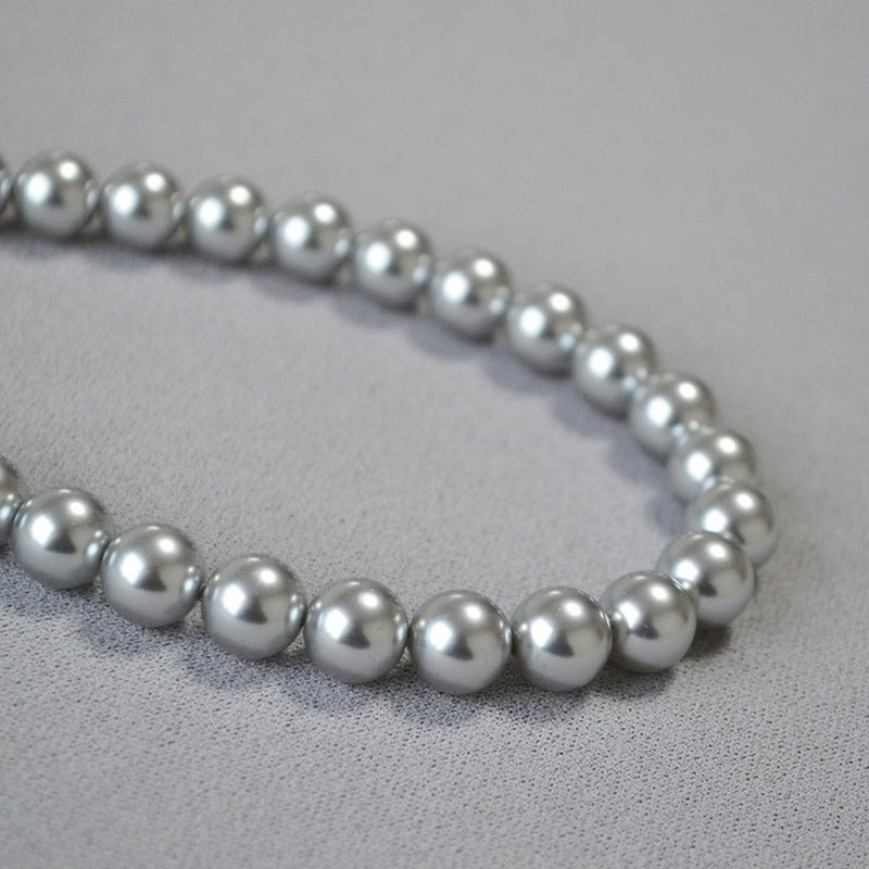 Zarte handwerkliche Silber Halskette