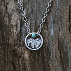 Zarte handwerkliche Halskette