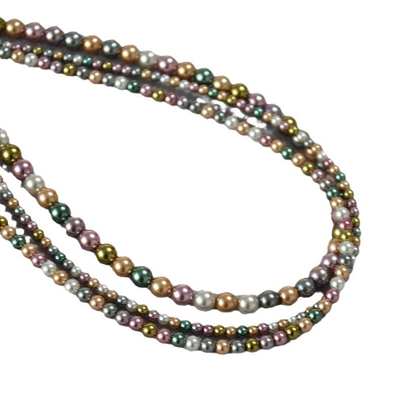 Schöne Perlen Halskette mit einzigartigem Stil