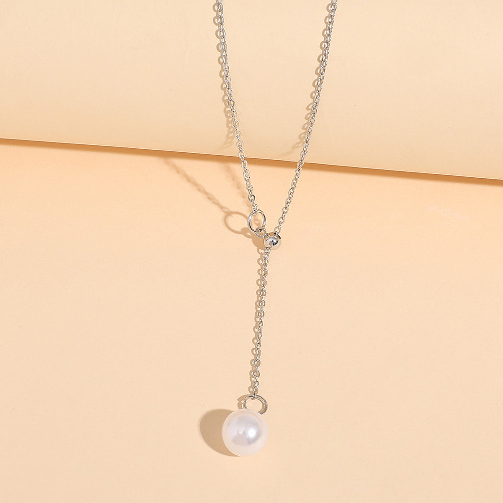 Zarte handwerkliche Perlen Halskette