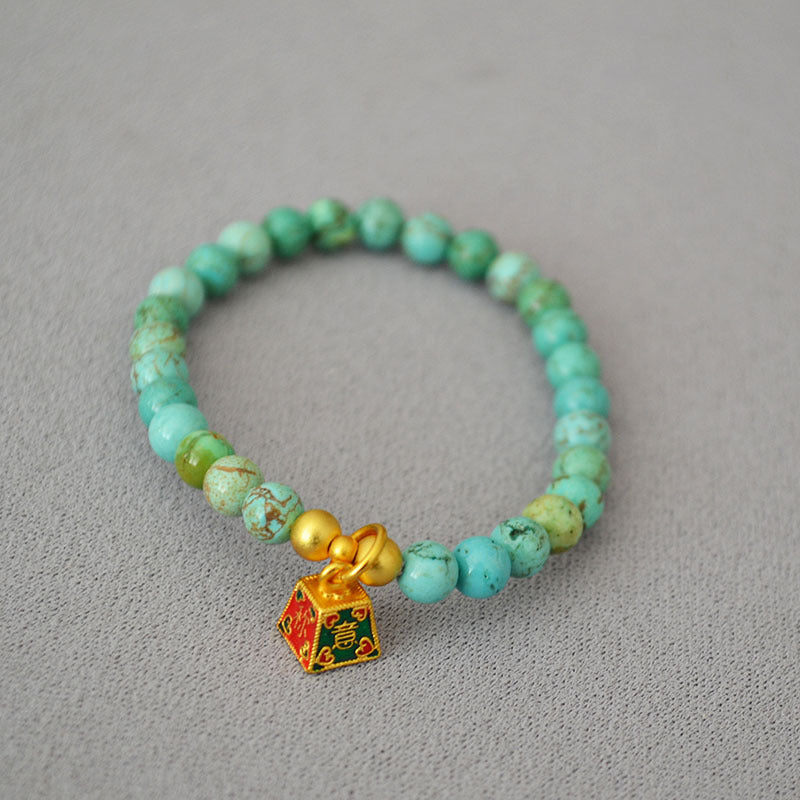 Handgefertigte Vintage Gold Armband