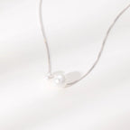 Handgefertigte Vintage Perlen Halskette