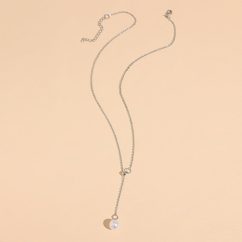 Zarte handwerkliche Perlen Halskette