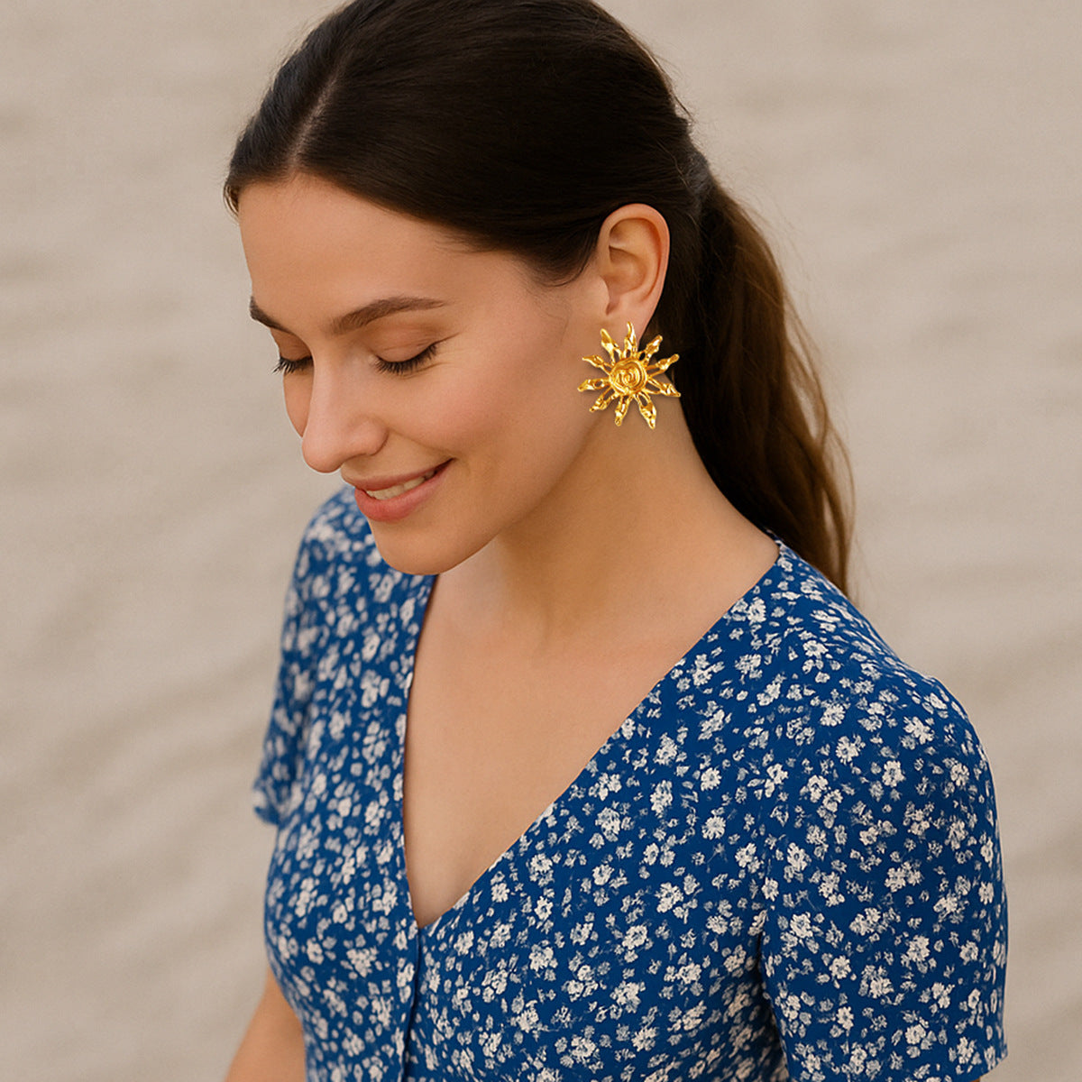 Atemberaubende Ohrring für den Alltag