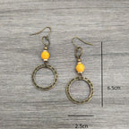 Zarte handwerkliche Ohrring