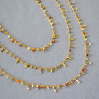 Zarte handwerkliche Halskette