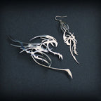 Handgefertigte Vintage Silber Ohrring