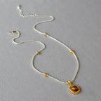 Schöne Silber Halskette mit einzigartigem Stil