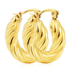 Schöne Gold Ohrring mit einzigartigem Stil