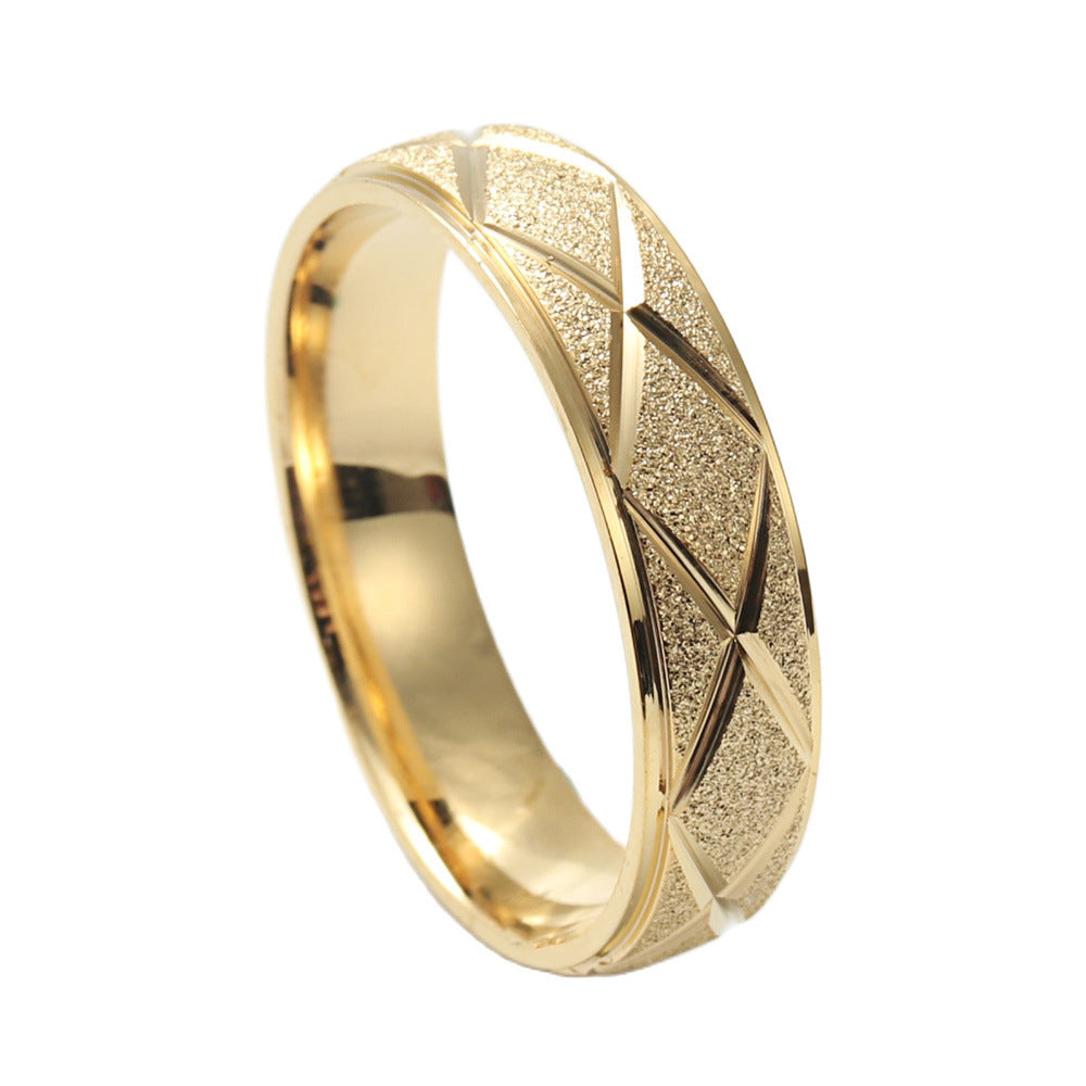 Zarte handwerkliche Ring