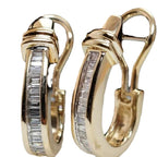 Schöne Gold Ohrring mit einzigartigem Stil