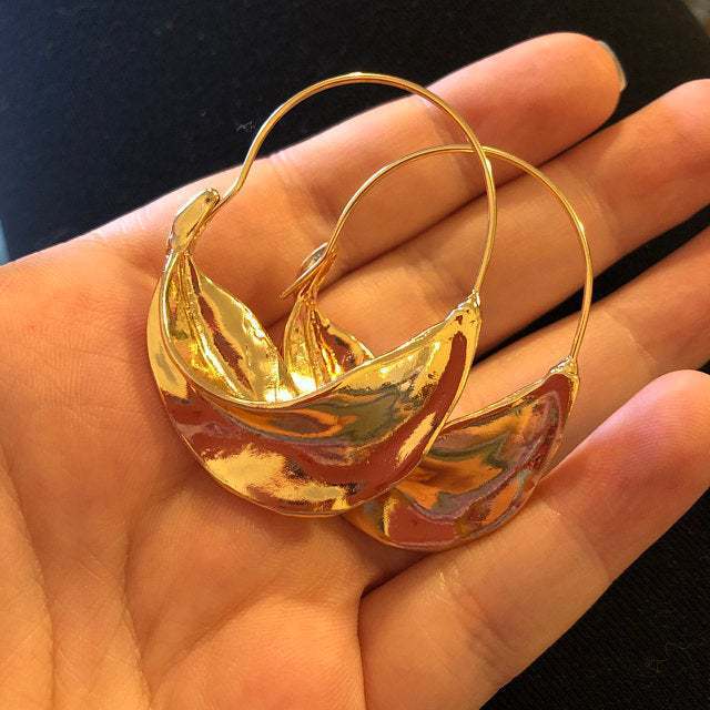 Atemberaubende Gold Ohrring für den Alltag