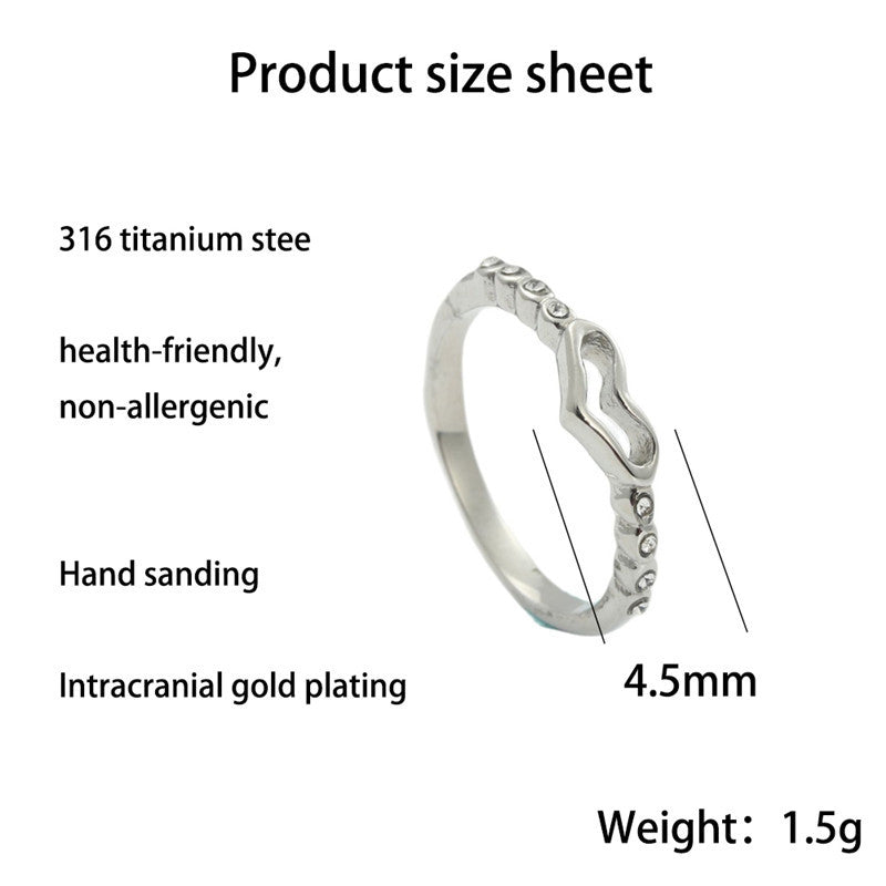 Schöne Ring mit einzigartigem Stil