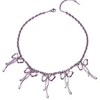 Zarte handwerkliche Silber Halskette