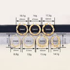 Atemberaubende Ohrring für den Alltag