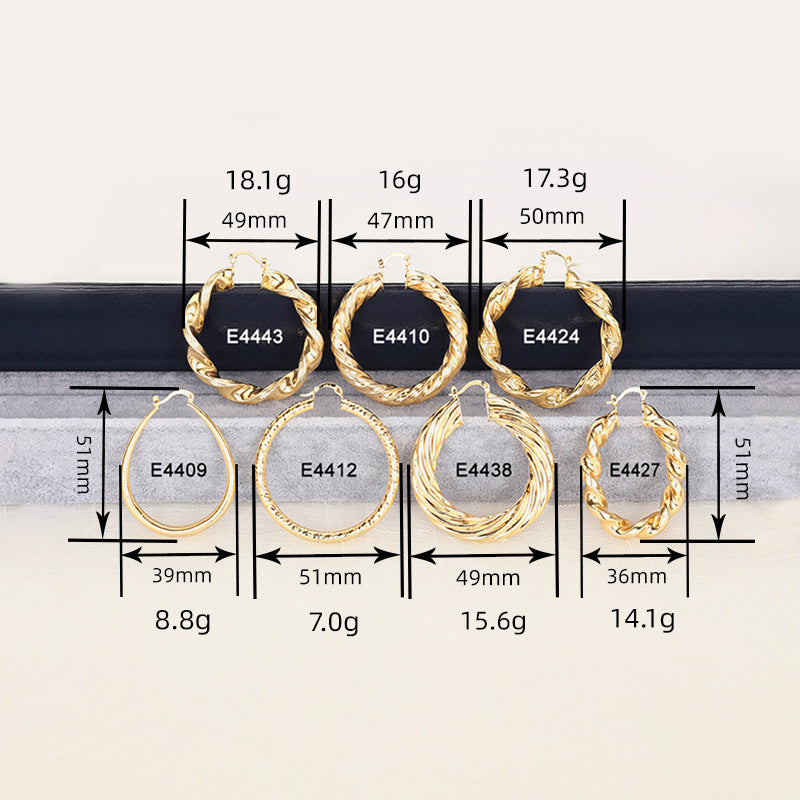 Atemberaubende Ohrring für den Alltag
