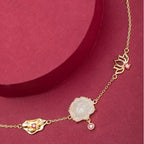 Handgefertigte Vintage Gold Armband