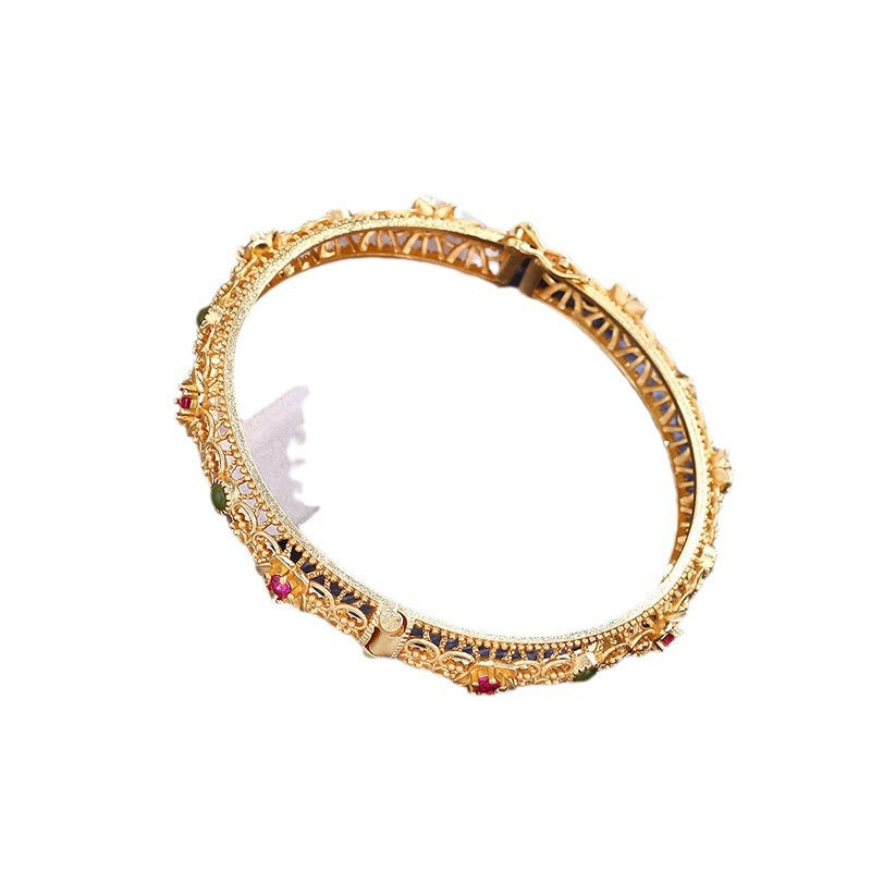 Zarte handwerkliche Gold Armband