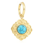 Handgefertigte Vintage Gold Ohrring