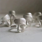 Handgefertigte Vintage Silber Ring